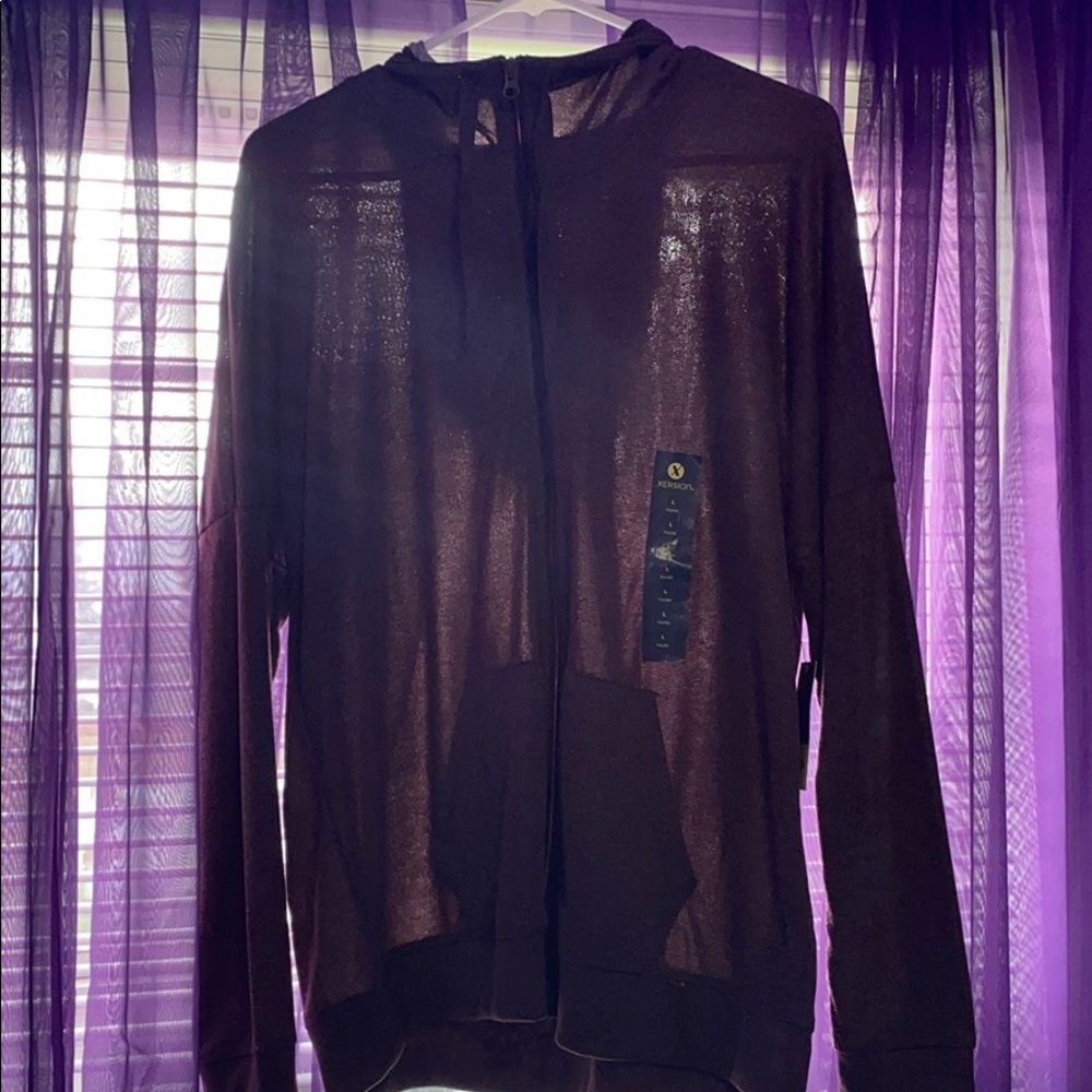 Brand New Xersion Burgundy Lightweight Hoodie
